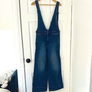 Free People Blue Denim Jeans Overalls